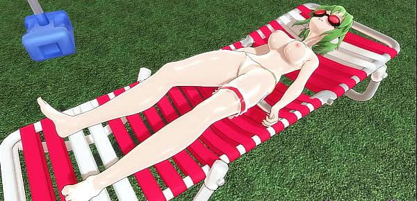 MMD Futanari Sex (Cell Fem x Small Girl)